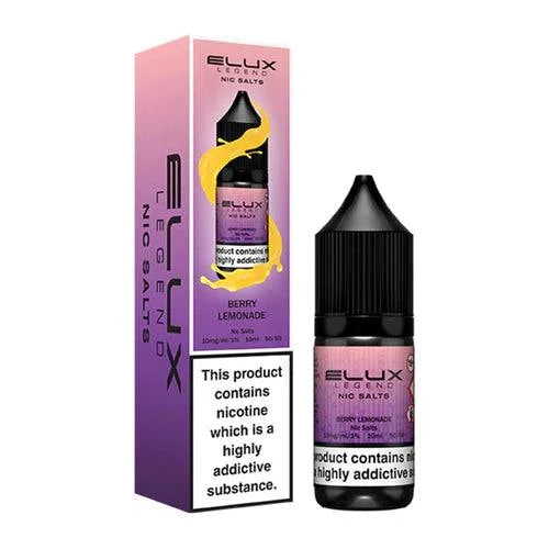 Elux Legend Berry Lemonade 10ml Nicsalt Eliquid - achieversvapes.co.uk