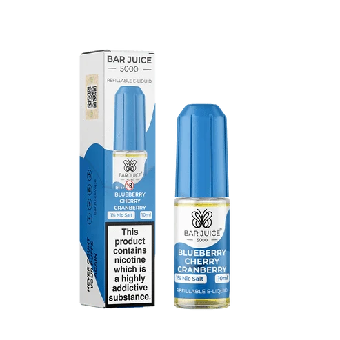 Blueberry Cherry Cranberry Nic Salt E-Liquid by Bar Juice 5000