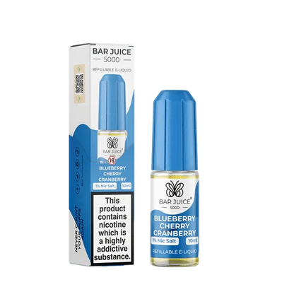 Blueberry Cherry Cranberry Nic Salt E-Liquid by Bar Juice 5000