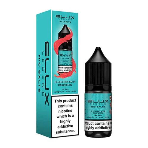 Elux Legend Blueberry Sour Raspberry 10ml Nicsalt Eliquid - achieversvapes.co.uk