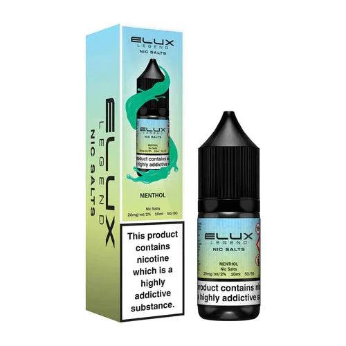 Elux Legend Menthol 10ml Nicsalt Eliquid - achieversvapes.co.uk