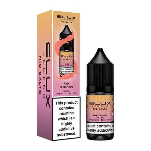 Elux Legend Pink Lemonade 10ml Nicsalt Eliquid - achieversvapes.co.uk