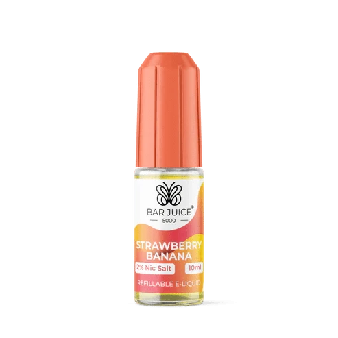 Strawberry Banana Nic Salt E-Liquid by Bar Juice 5000 - achieversvapes.co.uk