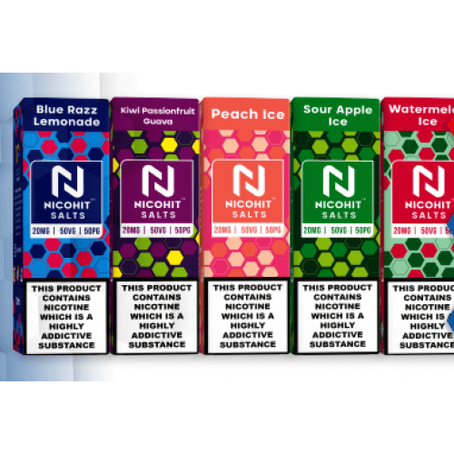 Nicohit 10ml NicSalts - achieversvapes.co.uk