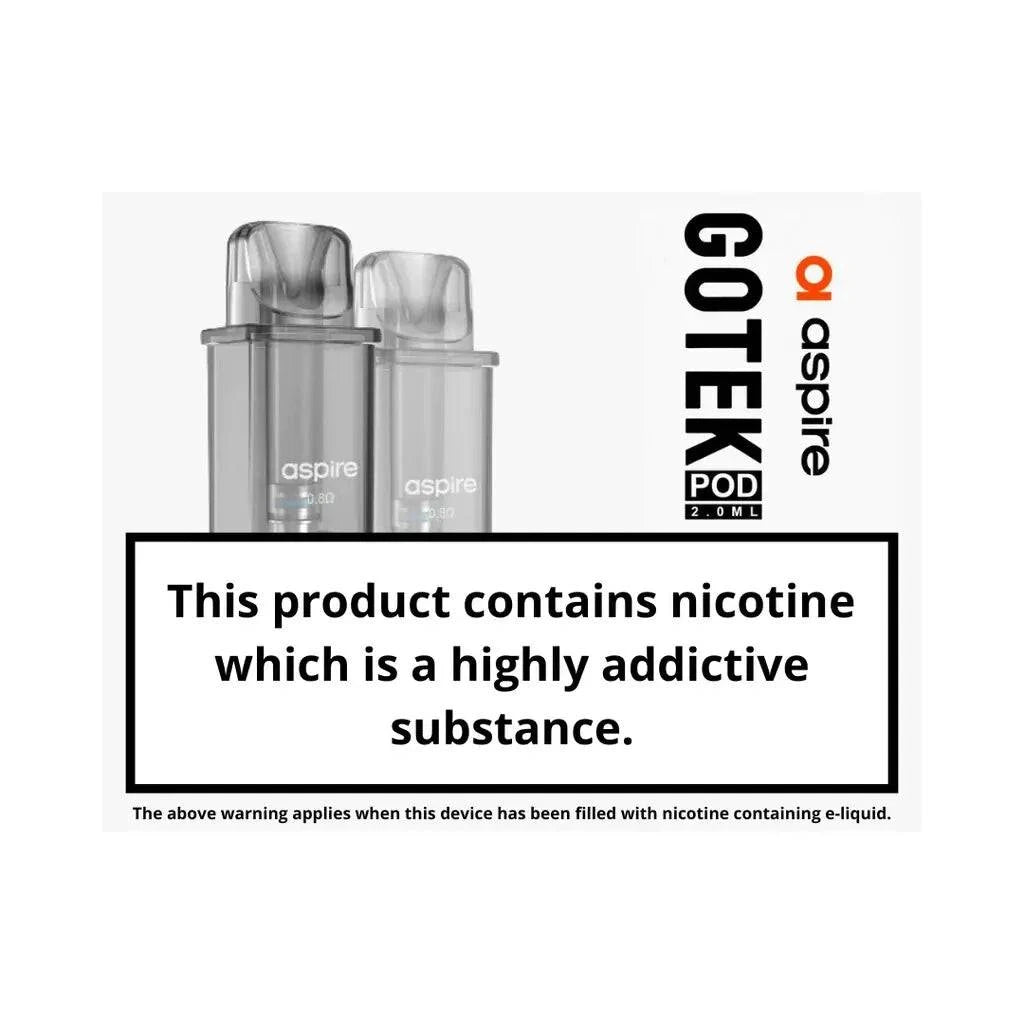 Aspire Gotek refillable pods (Pack of 2) - achieversvapes.co.uk