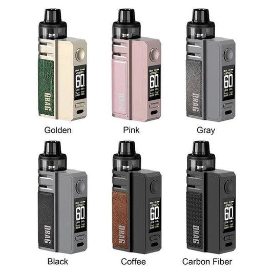 VooPoo Drag E60 Pod Vape Kit - achieversvapes.co.uk