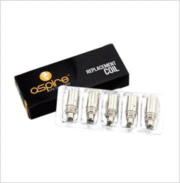 Aspire bvc coils 1.6/1.8/2.1Ω (Pack of 5) - achieversvapes.co.uk