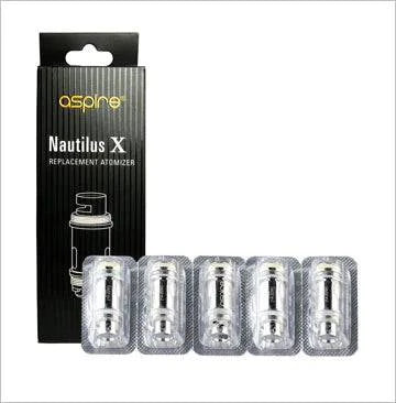 Aspire nautilus x coils 1.5/1.8Ω (Pack of 5) - achieversvapes.co.uk