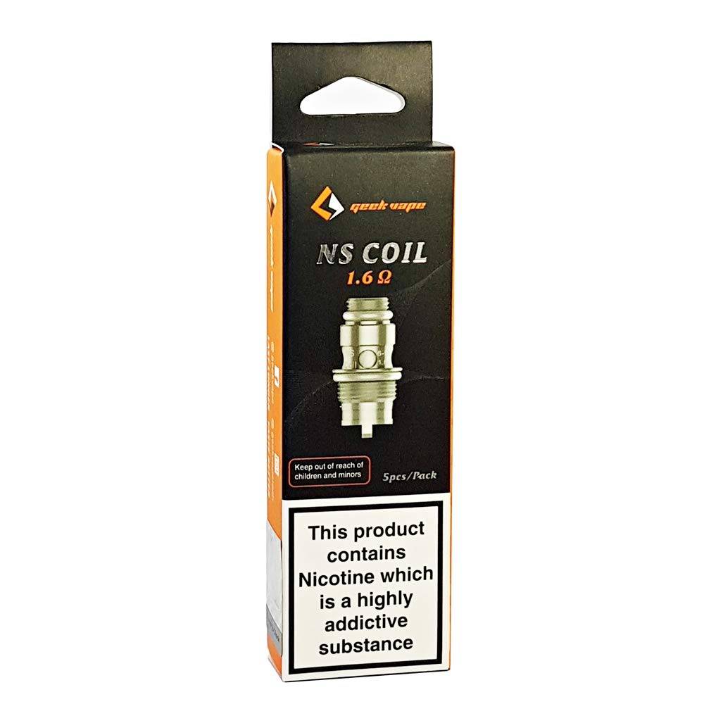 Geekvape NS Coil 1.6Ω  Flint Tank (Pack of 5) - achieversvapes.co.uk