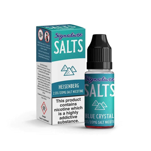 Signature Salts 10ml Nicsalt -Heisenberg Flavour - achieversvapes.co.uk