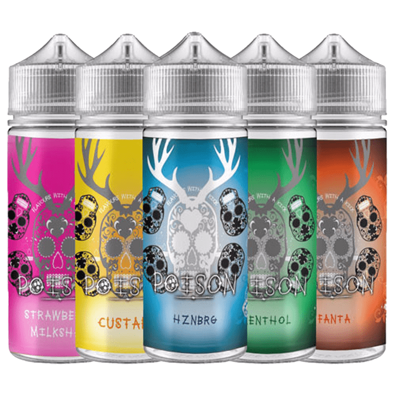 Poison 80ml Shortfill E-Liquid - achieversvapes.co.uk