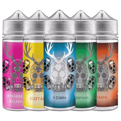 Poison 80ml Shortfill E-Liquid - achieversvapes.co.uk