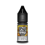 Ultimate Salts Custard 10ml Nicsalt Eliquid - Whipped Vanilla Flavour (Pack Of 10)