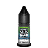 Ultimate Salts On Ice 10ml Nicsalt Eliquid - Apple and Mango Flavour (Pack Of 10)