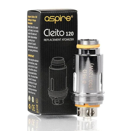 Aspire Cleito 120 Coils 0.15/0.16 Ω Single Pack - achieversvapes.co.uk