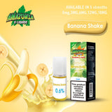 Amazonia 50/50 E-Liquid 10ml - Banana Shake Flavour