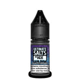 Ultimate Salts On Ice 10ml Nicsalt Eliquid - Blackcurrant Flavour (Pack Of 10)