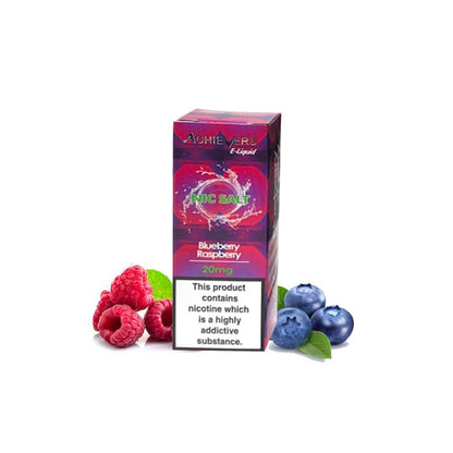 Blueberry Raspberry Nicsalt 10ml Eliquid by Achievers - achieversvapes.co.uk