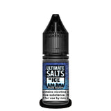 Ultimate Salts On Ice 10ml Nicsalt Eliquid - Blue Slush Flavour (Pack Of 10)