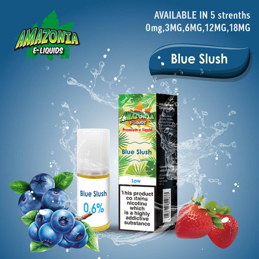 Amazonia 50/50 E-Liquid 10ml - Blue Slush Flavour - achieversvapes.co.uk