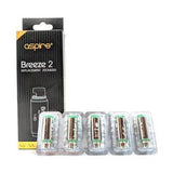 Aspire Breeze 2 Coil 1.0 Ohm (Pack of 5)