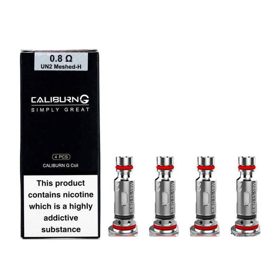 Calliburn G replacement coils 0.8 ohm (Pack of 4) - achieversvapes.co.uk