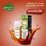 Amazonia 50/50 E-Liquid 10ml - Caramel Sticky Toffee Flavour