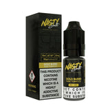 Nasty Juice 10ml Nicotine Salt E Liquid - Gold Blend (Pack Of 10)