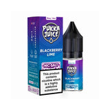 Pukka Juice 10ml Nicsalt E-Liquid - Blackberry Lime (Pack Of 10)