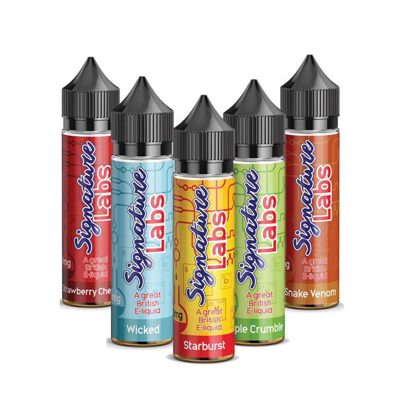 Signature Labs 50ml Shortfill E Liquid - achieversvapes.co.uk