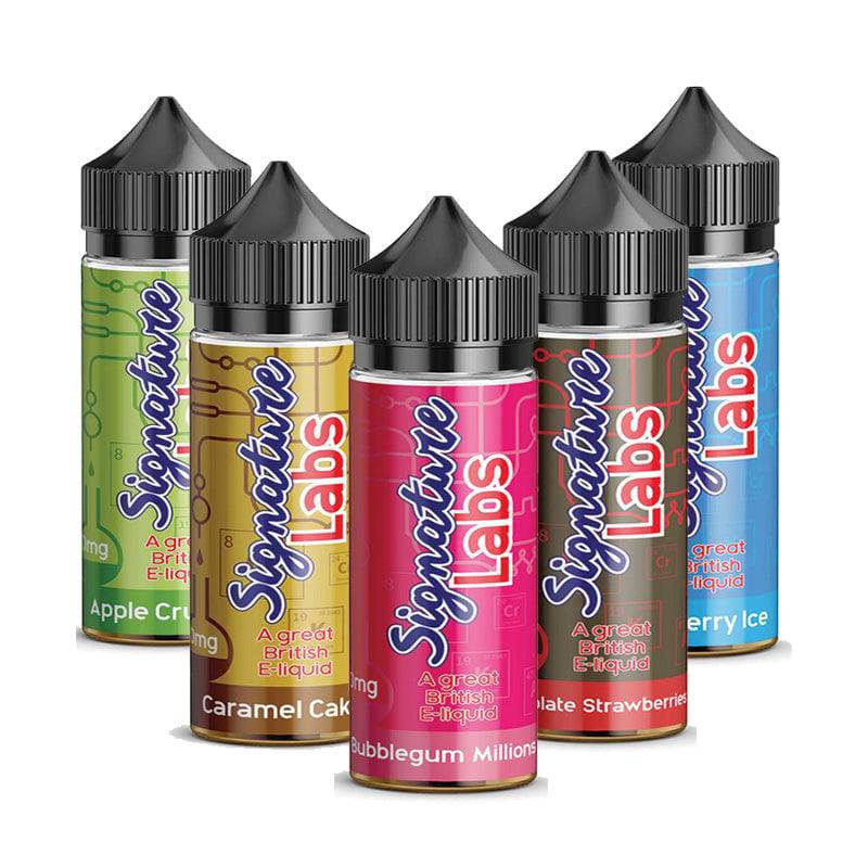 Signature Labs 100ml Shortfill E Liquid - achieversvapes.co.uk