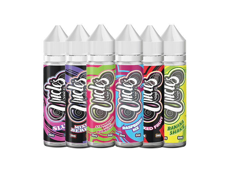 Uncle's 70/30 VG PG Shortfill E Liquid  50ml - achieversvapes.co.uk